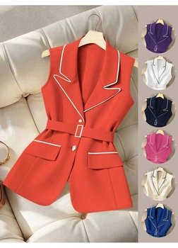 Жилет SHEIN 3XL Красный sz25090433913359151