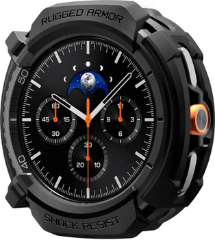Etui Spigen Rugged Armor do Samsung Galaxy Watch 8 46mm Black (8800283311440)