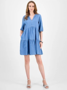 Сукня коротка літня жіноча Tommy Hilfiger 139775707 XS Синя (1159864407)