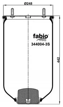 Кожух подушки Fabio (344004-3S)