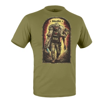 Футболка з малюнком P1G Medic Olive Drab 2XL (UA281-29898-OD-MD)
