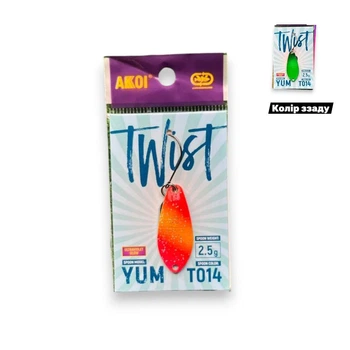 Блесна микро Twist 2.5g , колебалка, блесна на форель (8235-30)