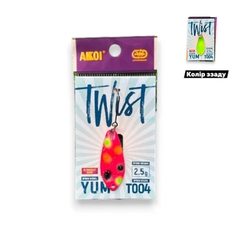 Блесна микро Twist 2.5g , колебалка, блесна на форель (8235-8)