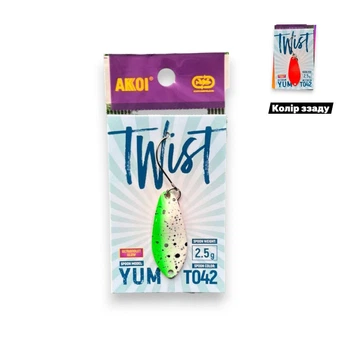 Блесна микро Twist 2.5g , колебалка, блесна на форель (8235-9)