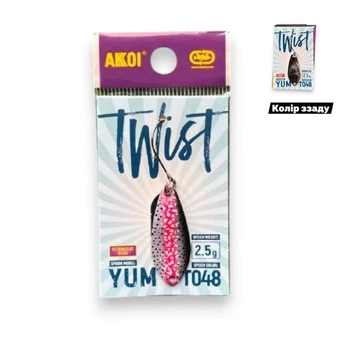 Блесна микро Twist 2.5g , колебалка, блесна на форель (8235-21)