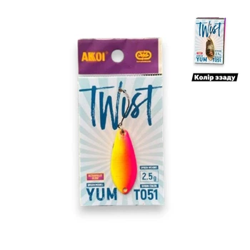 Блесна микро Twist 2.5g , колебалка, блесна на форель (8235-2)