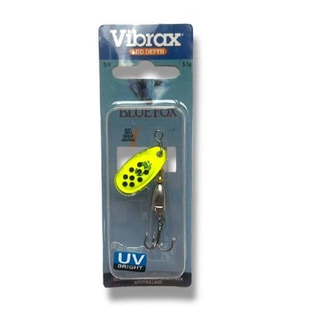 Блесна вертушка Blue Fox Vibrax №2 (5.5g)- на окуня, щуку (Fluorescent 3\8) (8237-4)