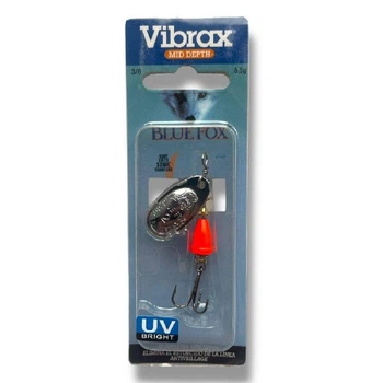 Блесна вертушка Blue Fox Vibrax №2 (5.5g)- на окуня, щуку (Fluorescent 3\8) (8237-11)
