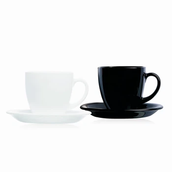 Набор чайный Luminarc Carine Black and White 220 мл 12 пр. (D2371)