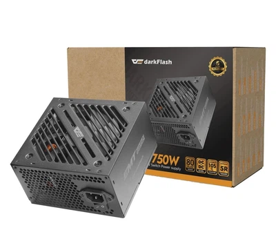 Блок питания DarkFlash EMT750 750W 80 Plus Bronze (EMT750 Black) EU