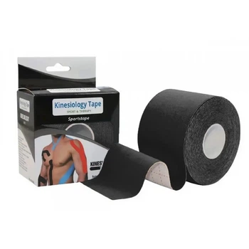 Кинезиологический тейп Kinesio EasyFit EF-2080-BK, черный EasyFit EF-2080-BK