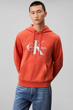 Мужское худи на флисе Calvin Klein 50(L) Оранжевый (148668)