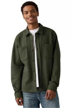 Мужская джинсовая куртка Levi's 54(2XL) Зелёный (148740)