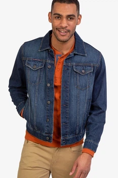 Мужская джинсовая куртка U.S. Polo ASSN 52(XL) Синий (148623)