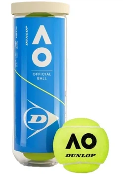 Мячи для тенниса Dunlop желтые 3 штуки пластиковая банка