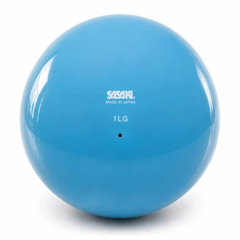 Мяч для художественной гимнастики SASAKI Light-blue (LIBU) 17 см, Фитнес мяч