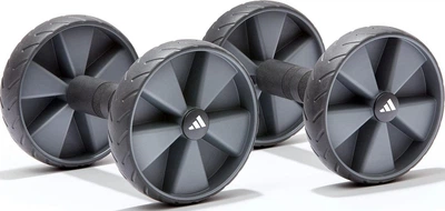 Ролики для пресса Adidas Core Rollers черный Унисекс One Size