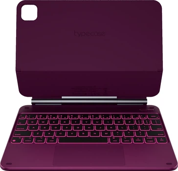 Etui z klawiaturą na tablet Typecase Edge do Apple iPad Pro 11" 2024/2025 Raspberry (6979284780523)