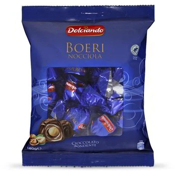 Шоколадные конфеты пралине Dolciando Boeri Nocciola с фкндуком 180 г