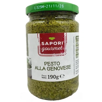 Соус песто без часнику Sapori gourmet genovese 190g