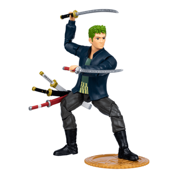 ONE PIECE Коллекционная фигурка ZORO (с артикуляцией) MOOSE Art.63314