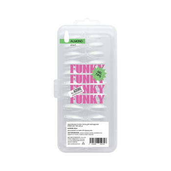 Типсы гелевые Adore Professional Funky Gel Tips Almond Short