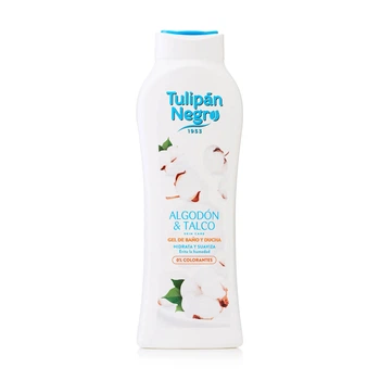 Гель для душа Tulipan Negro Хлопок и тальк, 650 мл (8410751093114)
