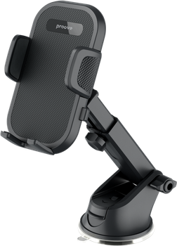 Автодержатель для телефона Proove Longway Plaid Suction Type Car Mount Black (484050001)