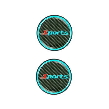 Коврик для подстаканника в автомобиль Sports, светящийся в темноте 2 шт (TA0214_2)