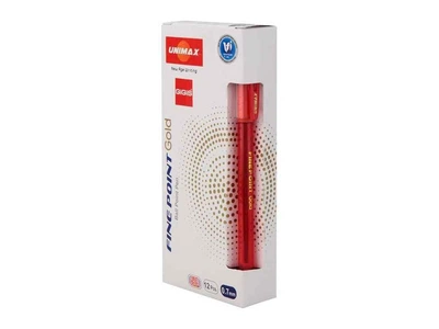 Ручка кулькова UNIMAX червоний TRIO UX-104-06