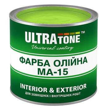 Фарба Олійна ULTRAtone МА-15 салатова 1 кг