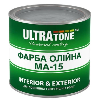 Фарба Олійна ULTRAtone МА-15 світло-сіра 2,5 кг
