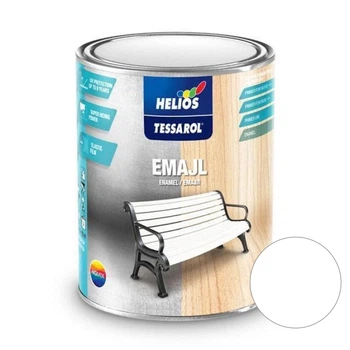 Емаль алкідна напівматова для дерева та металу HELIOS TESSAROL Satin (Білий) 2,5 л