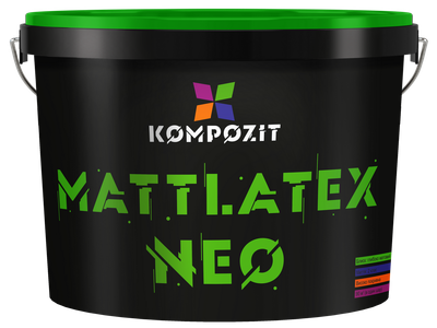 Фарба інтер’єрна MATT LATEX NEO Kompozit, Глибокоматова, Біла 4,2 кг