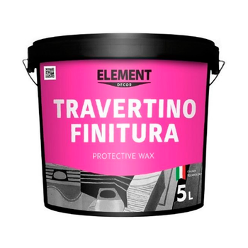 Віск для декоративної штукатурки шовковисто-матовий Travertino Element Decor Travertino Finitura 5л