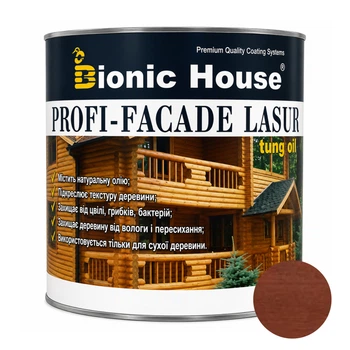 Фарба для дерева PROFI-FACADE LASUR tung oil 1л Марсала