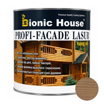 Фарба для дерева PROFI-FACADE LASUR tung oil 2,8 л Золотий горіх