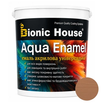 Фарба-емаль для дерева Bionic-House Aqua Enamel 10л Моко
