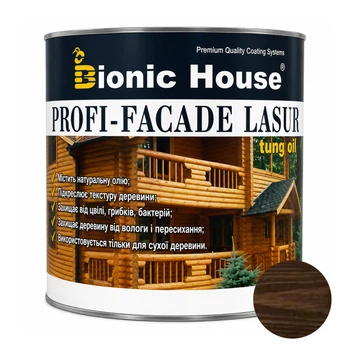 Фарба для дерева PROFI-FACADE LASUR tung oil 1л Палісандр