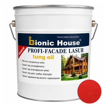 Фарба для дерева PROFI-FACADE LASUR tung oil 10 л Барбарис