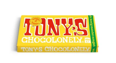 Молочний шоколад Tony's Chocolonely Milk Chocolate with Honey&Almond Nougat Мед і Нуга 180г