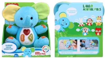 Іграшка інтерактивна Merkpol Little Animal Pals плюшевий Слоненя 69103 (5900368691030)