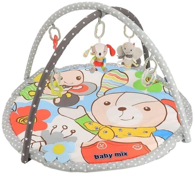 Килимок розвивальний Baby Mix Песик і метелик Gray 91752 (5902216917521)