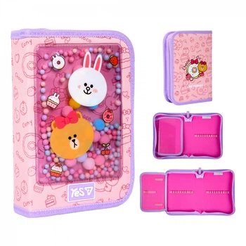 Пенал твердий Yes HP-03 одинарний з клапаном Line Friends Always Together (533731)