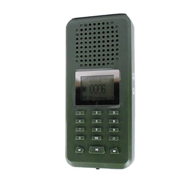 MP3-плеєр для імітації звуків птахів на відкритому повітрі, потужність 20 Вт Зелений