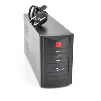 ДБЖ Ritar RTM1000 (600W) Proxima-L, LED, AVR, 3st, 3xSCHUKO socket, 2x12V7Ah, metal Case (350х120х190) Q2 (UG-5857)