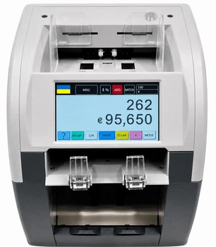Счетчик банкнот Grace GBS-3500Plus — двухкарманный сортировщик для UAH/USD/EUR и других валют с CIS-сканерами и детекцией подделок