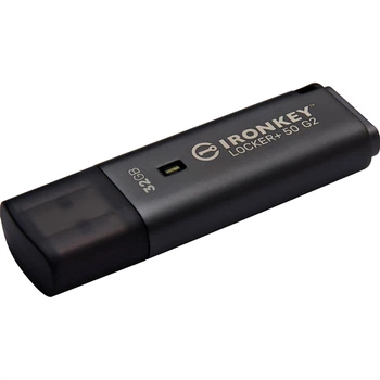 Флеш-накопичувач Kingston 32GB USB 3.2 Type-A Gen1 IronKey Locker+ 50 G2 (IKLP50G2/32GB)