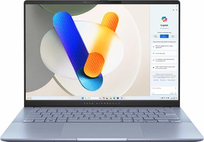 Ноутбук ASUS Vivobook S 14 (S5406SA-QD005W), Intel Core Ultra 7 256V / 14" / OLED / RAM 16 ГБ LPDDR5X / SSD 512 ГБ / Intel Arc Graphics 140V / Windows 11 Home / Синій