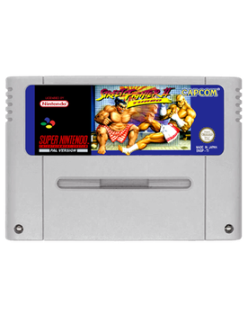 Игра Nintendo SNES Street Fighter II Turbo Europe Английская Версия Только Картридж Б/У
